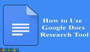 How to Use Google Docs Research Tool