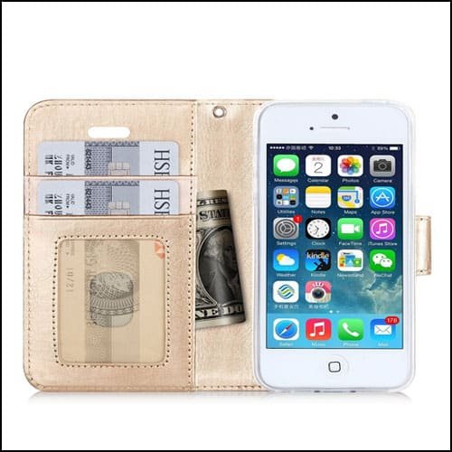 FYY Leather Case for iPhone SE