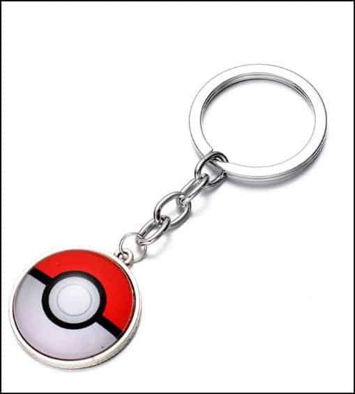 CG Costume Pokemon Go Key Chain PokeBall Key Ring Alloy