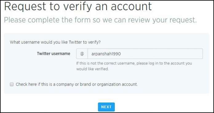 please verify your email address twitter