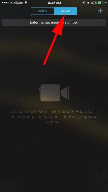 Tap on Audio