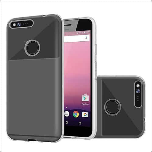 MicroP Google Pixel Phone Clear Case