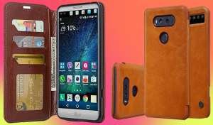 Best LG V20 Leather Wallet Cases