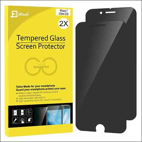 JETech iPhone 7 Privacy Screen Protector