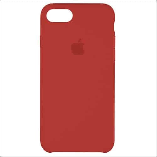 Apple Silicone Red Case for iPhone 7