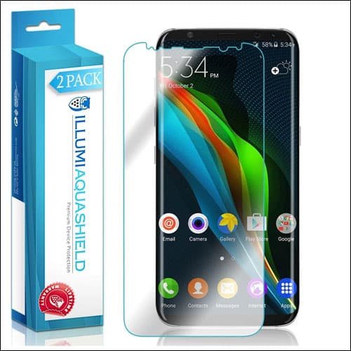 AquaShield Screen Protector for Samsung Galaxy S8 Plus