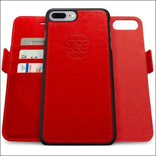 Dreem iPhone 7 PLUS Red Wallet Case