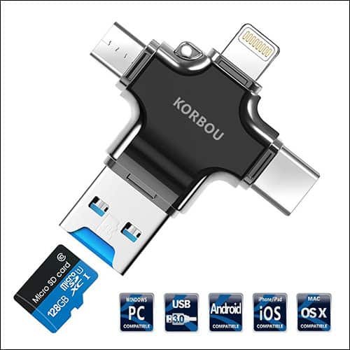 Korbou Flash Drive for iPhone and iPad