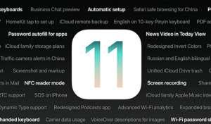 iOS 11 Features Announced at WWDC 2017