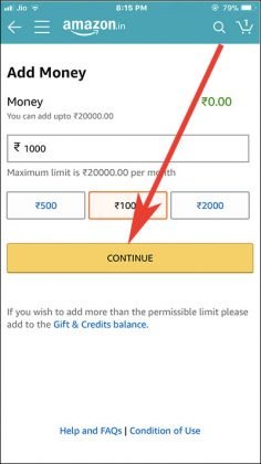 how to add money to your amazon pay balance