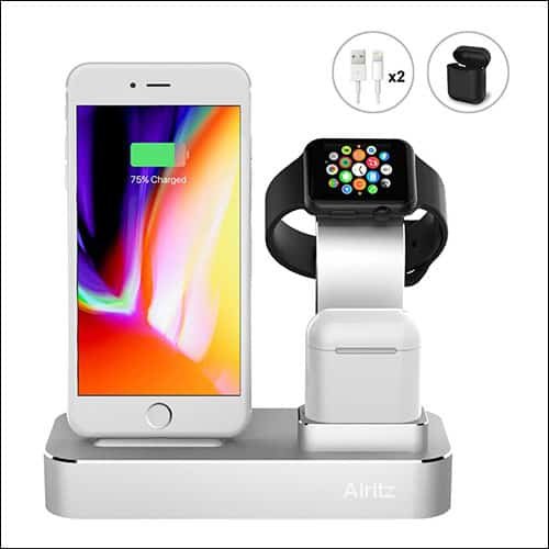 Alritz Desktop Charging Station for iPhone X, iPhone 8, iPhone 8 Plus