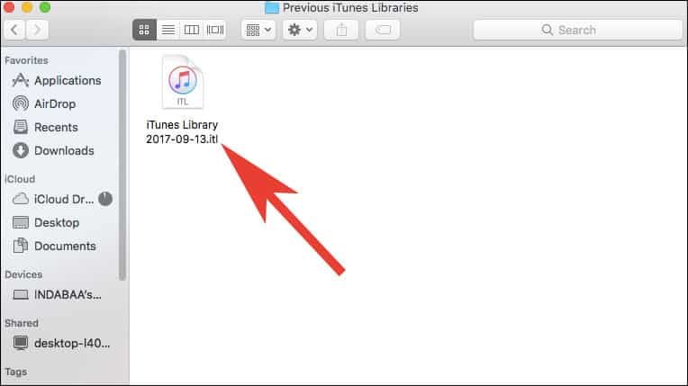 Copy and Move iTunes Data File to Another Destination