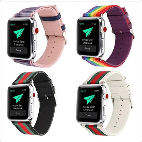 Huanlong Apple Watch Series 3 Leather Band