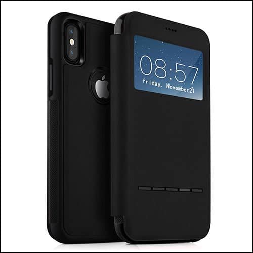 Kugi iPhone X Flip Case