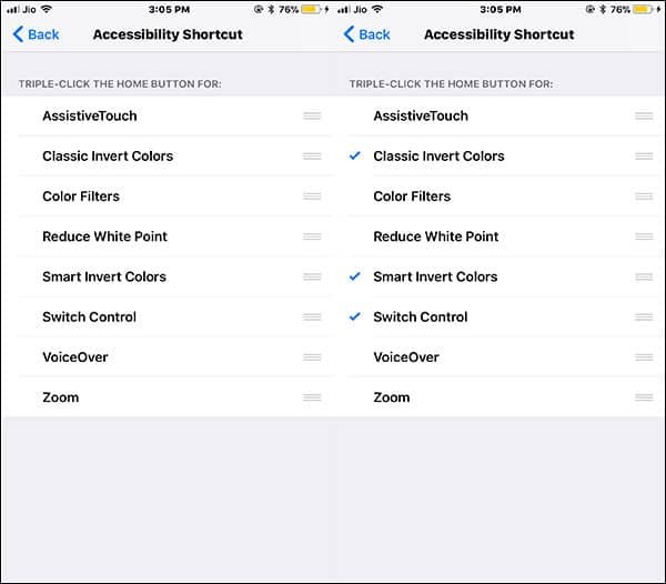 Choose Accessibility Shortcuts by tapping on it