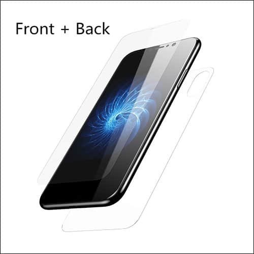 Fullcharm iPhone X Front and Back Glass Screen Protector