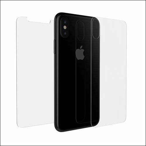 Luvvitt iPhone X Front and Back Glass Screen Protector