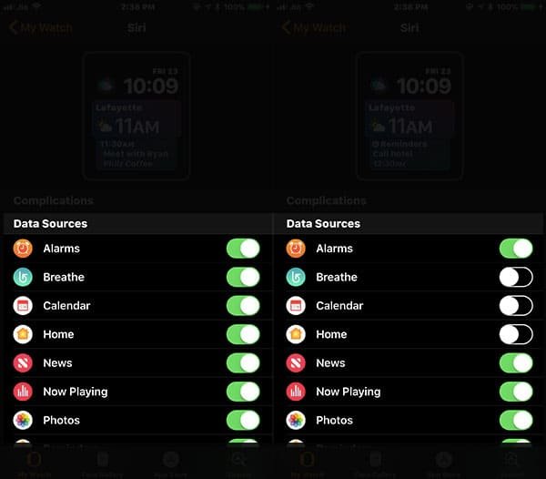 Customize Siri Watch Face in Apple Watch from iPhone