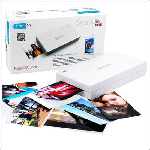 SereneLife PickIt20 Portable Instant Mobile Photo Printer