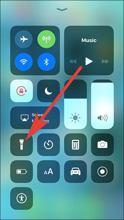 How to Adjust Flashlight Brightness on iPhone in iOS 11 - INDABAA