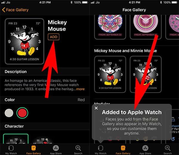 Add New Watch Face on Apple Watch from iPhone