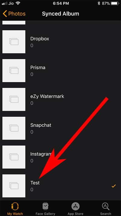 Remove Synced iPhone Photos from Apple Watch