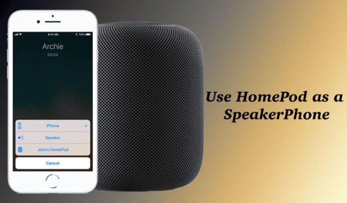 How to Use HomePod as a Speakerphone By Transferring iPhone Calls