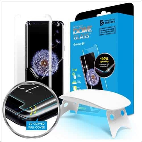 Dome Glass Galaxy S9 Tempered Glass Screen Protector