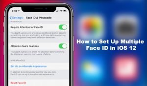 How to Set Up Multiple Face ID in iOS 12 on iPhone X