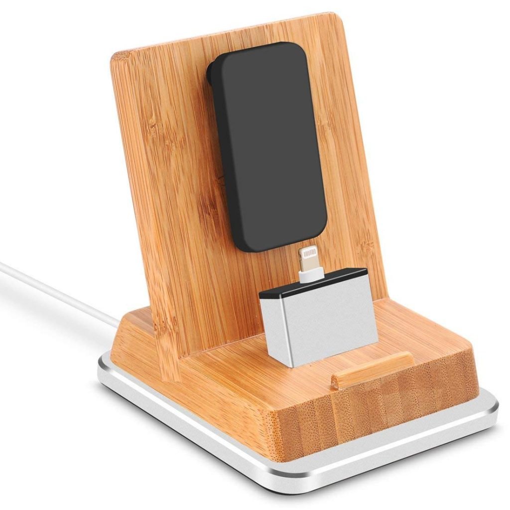 Best iPhone X Docking Stations Rerii Bamboo