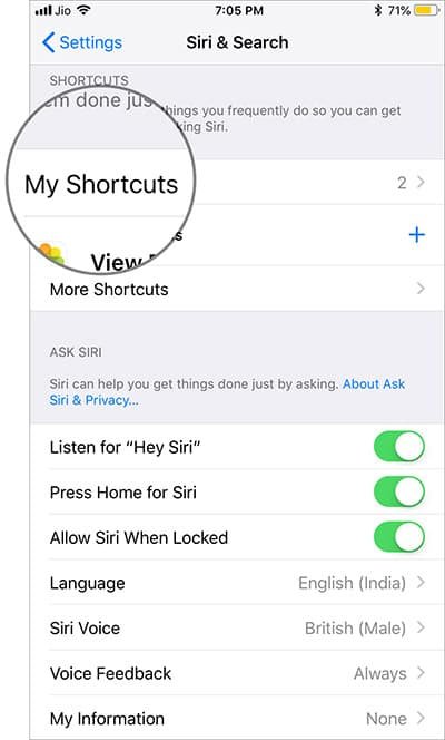 How to Delete Siri Shortcuts 