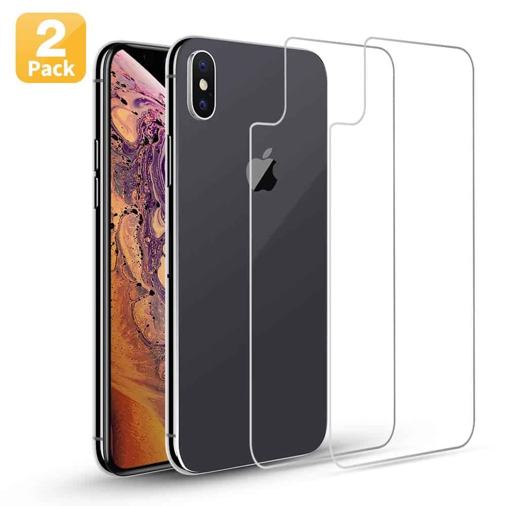 Maxdara Back Glass Screen Protector for iPhone XS max