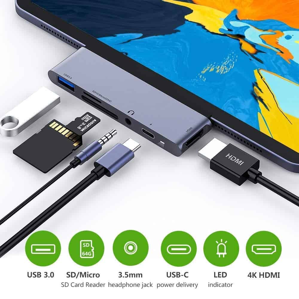 USB C Hub for iPad Pro