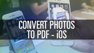 Convert Photos to PDF on iOS